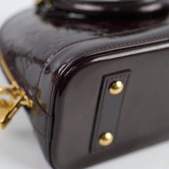 Louis Vuitton Alma BB Patent Burgundy