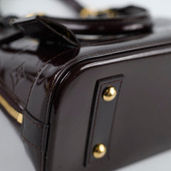 Louis Vuitton Alma BB Patent Burgundy