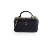 Chanel Vanity Top Handle Grey - Microchipped