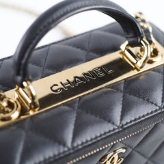 Chanel Vanity Top Handle Grey - Microchipped