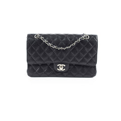 Chanel Classic Flap M/L Caviar Black Shoulder Bag