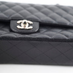 Chanel Classic Flap M/L Caviar Black Shoulder Bag