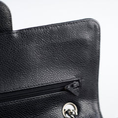 Chanel Classic Flap M/L Caviar Black Shoulder Bag