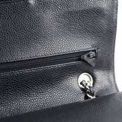 Chanel Classic Flap M/L Caviar Black Shoulder Bag