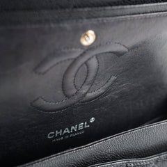Chanel Classic Flap M/L Caviar Black Shoulder Bag