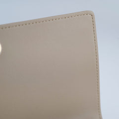 Christian Dior Lady Dior Pouch Powder Beige Wallet On Chain
