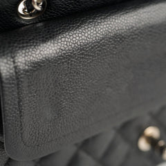 Chanel Caviar Medium/Large M/L Classic Double Flap Black