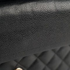 Chanel Caviar Medium/Large M/L Classic Double Flap Black