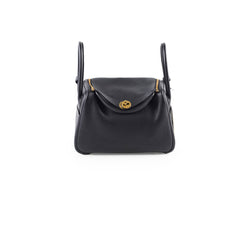 Hermes Lindy 26 Black Gold Hardware C stamp