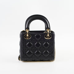 Christian Dior Lady Dior Mini Black