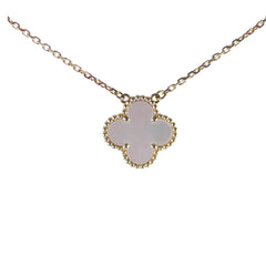 Van Cleef & Arpels Vintage Alhambra Mother Of Pearl MOP Necklace