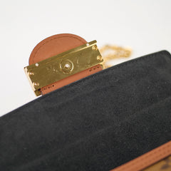 Louis Vuitton Dauphine Chain Wallet Reverse Monogram Microchip