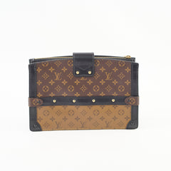 Louis Vuitton Monogram Reverse Trunk Clutch Bag