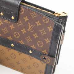 Louis Vuitton Monogram Reverse Trunk Clutch Bag