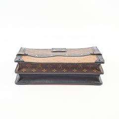 Louis Vuitton Monogram Reverse Trunk Clutch Bag