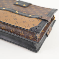 Louis Vuitton Monogram Reverse Trunk Clutch Bag