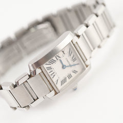 Cartier Tank Francaise Small Stainless Steel Watch W51008Q3