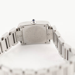 Cartier Tank Francaise Small Stainless Steel Watch W51008Q3