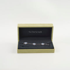 Van Cleef & Arpels 5 Motifs Chalcedony Bracelet