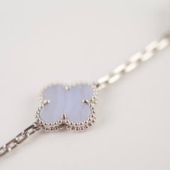 Van Cleef & Arpels 5 Motifs Chalcedony Bracelet