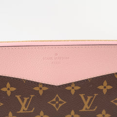 Louis Vuitton Daily Zip Pouch Monogram Pink