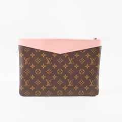 Louis Vuitton Daily Zip Pouch Monogram Pink