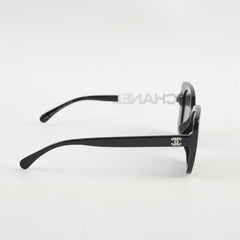 Chanel White Crystal Square Sunglasses