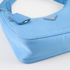 Prada Nylon Re-Edition 2000 Shoulder Bag Blue