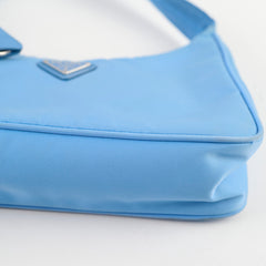 Prada Nylon Re-Edition 2000 Shoulder Bag Blue