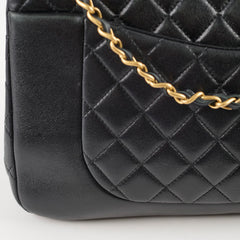 Chanel Daily Friend Jumbo Lambskin Black GHW (microchip)