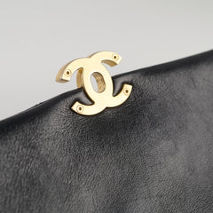 Chanel Daily Friend Jumbo Lambskin Black GHW (microchip)