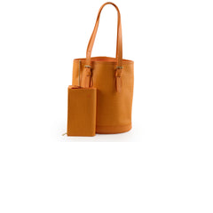 Louis Vuitton Epi Petit Bucket PM Shoulder Bag Orange
