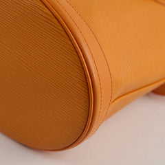 Louis Vuitton Epi Petit Bucket PM Shoulder Bag Orange