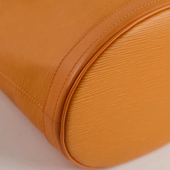 Louis Vuitton Epi Petit Bucket PM Shoulder Bag Orange
