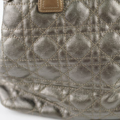 Christian Dior Medium Panarea Tote Cannage Canvas Khaki