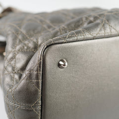 Christian Dior Medium Panarea Tote Cannage Canvas Khaki