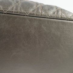 Christian Dior Medium Panarea Tote Cannage Canvas Khaki