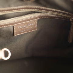 Christian Dior Medium Panarea Tote Cannage Canvas Khaki