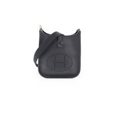 Hermes Mini Evelyn Black K Stamp 2025