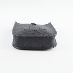 Hermes Mini Evelyn Black K Stamp 2025
