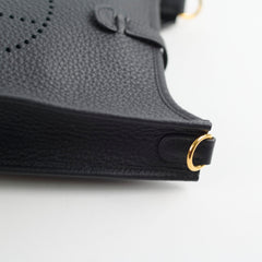 Hermes Mini Evelyn Black K Stamp 2025