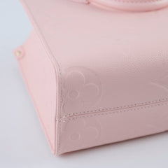 Louis Vuitton On The Go PM Empreinte Pink/Opale