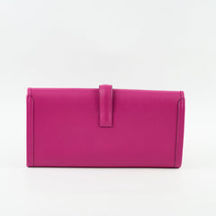 Hermes Jige Clutch Rose Poupre A Stamp
