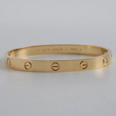 Cartier Love Bracelet Classic Yellow Gold - Size 17 (2025)