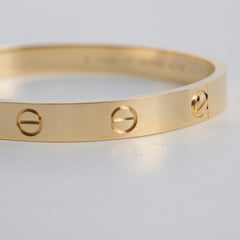 Cartier Love Bracelet Classic Yellow Gold - Size 17 (2025)