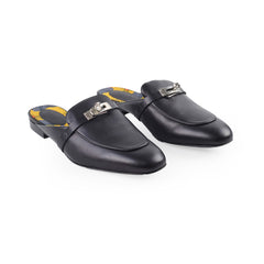 Hermes Oz Mules Shoes Black size 41