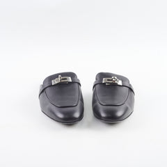 Hermes Oz Mules Shoes Black size 41