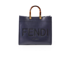 Fendi Medium Sunshine Shopper Tote Navy
