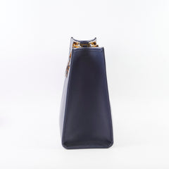 Fendi Medium Sunshine Shopper Tote Navy