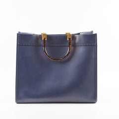 Fendi Medium Sunshine Shopper Tote Navy